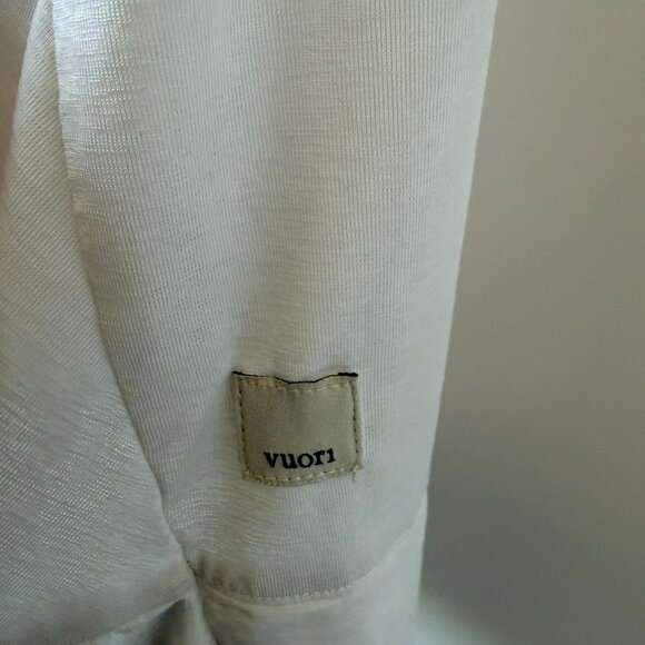 White Twist Back Tank Top Sheer - Picture 4 of 4